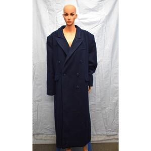 KBB by Kahlana Women's The Maxi Coat- Navy Blue XL